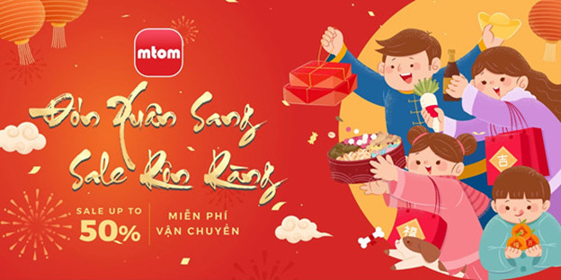 Sàn MTOM tung triệu deal 1K chào Tết Nguyên đán Quý Mão 2023